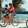 Guests riding bikes along Disney Lookout Cay at Lighthouse Point